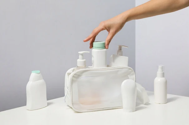 good Toilet bag for different toilet and self care accessories