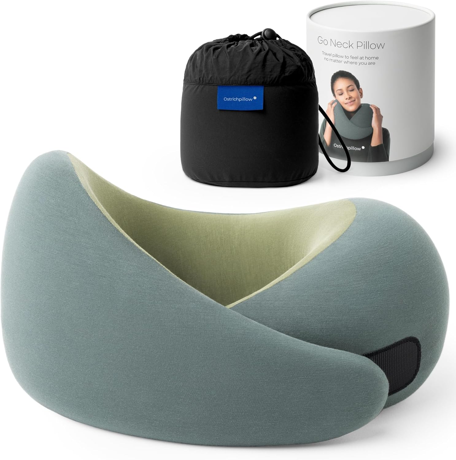 Find the Perfect Travel Neck Pillow for Stress-Free Trips 14 Ostrichpillow Go Neck Pillow, Travel Pillows for Airplanes, Premium Memory Foam Travel Pillow, 360º Ergonomic Design, Asymmetrical Sides, Travel Bag...